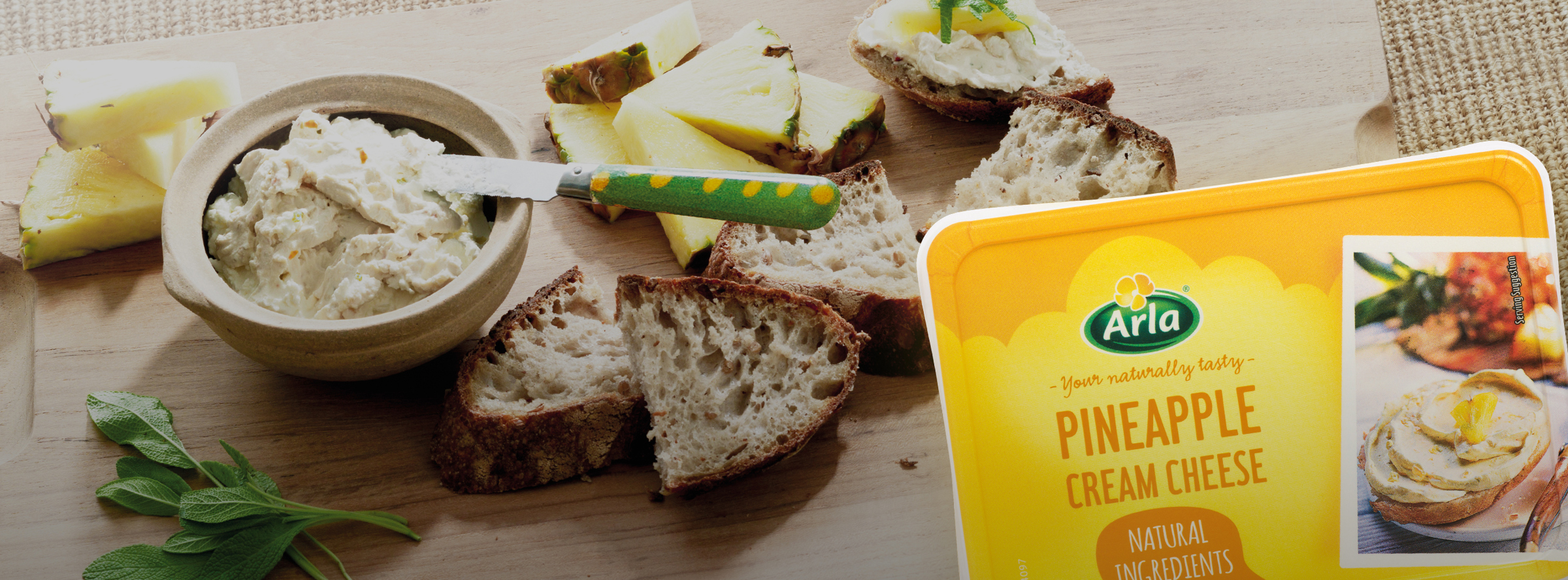 Arla Pineapple Cream Cheese Arla