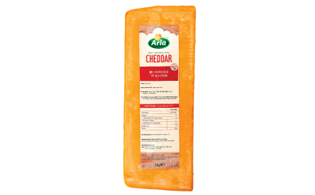 Mild Coloured Cheddar Cheese Block
