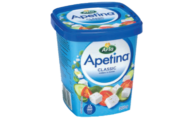 Apetina® white cheese cubes in brine