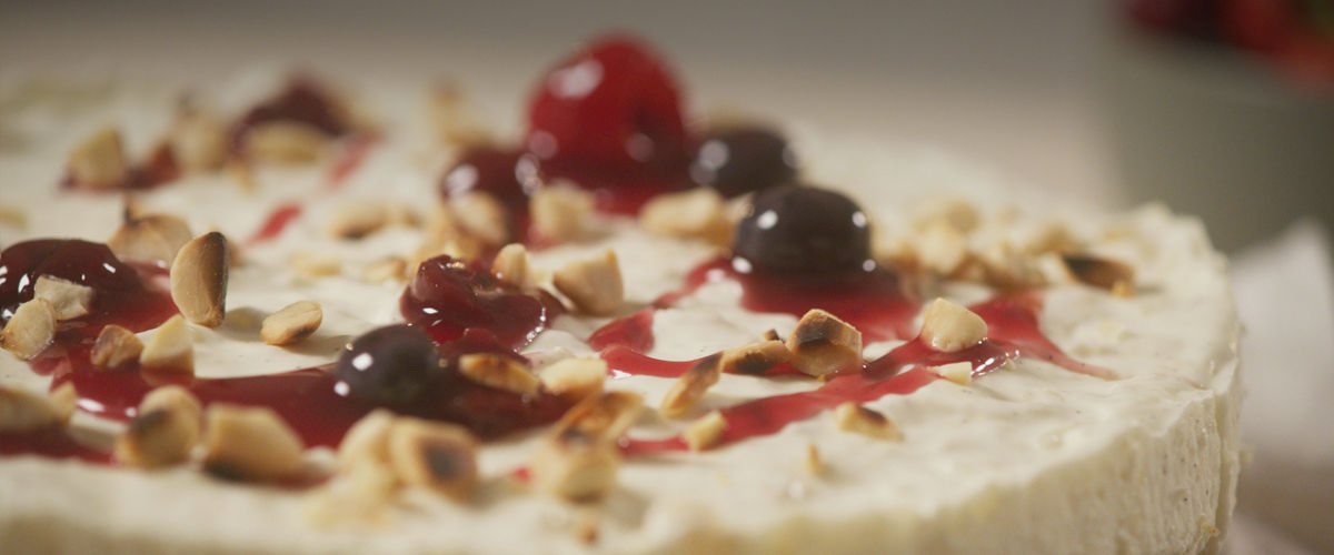 Video of rice pudding cheesecake