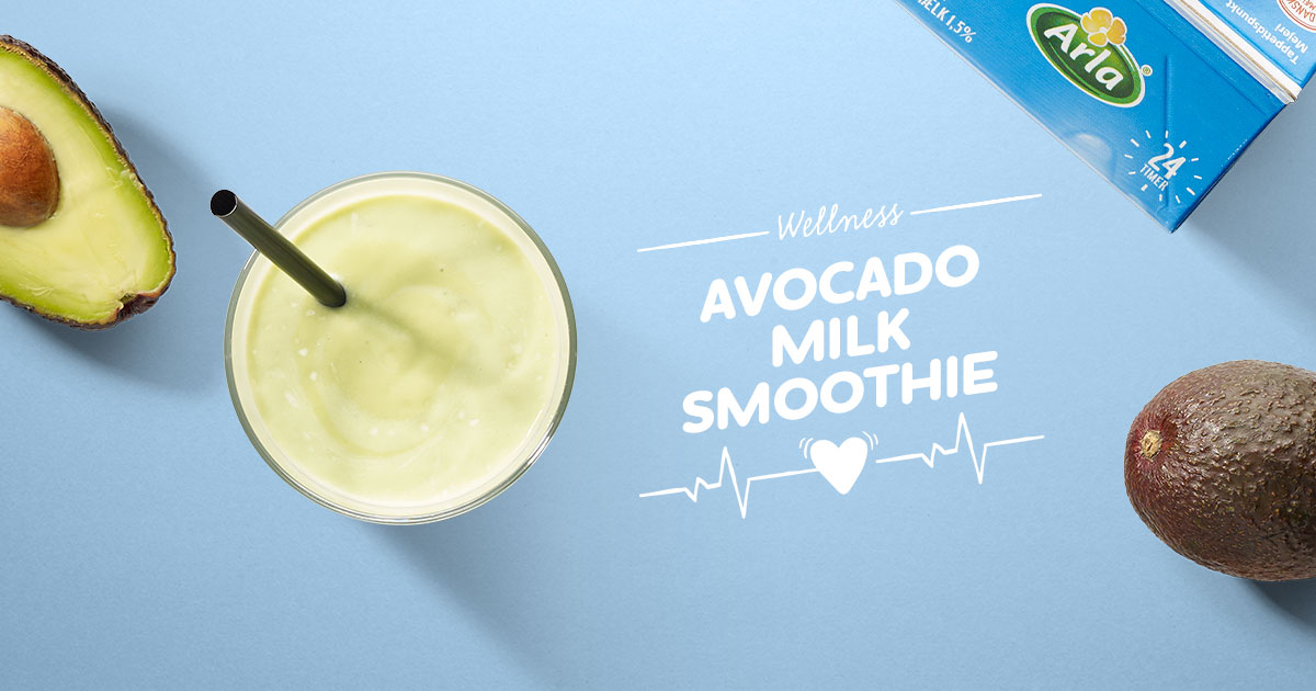 AVOCADO MILK SMOOTHIE Arla