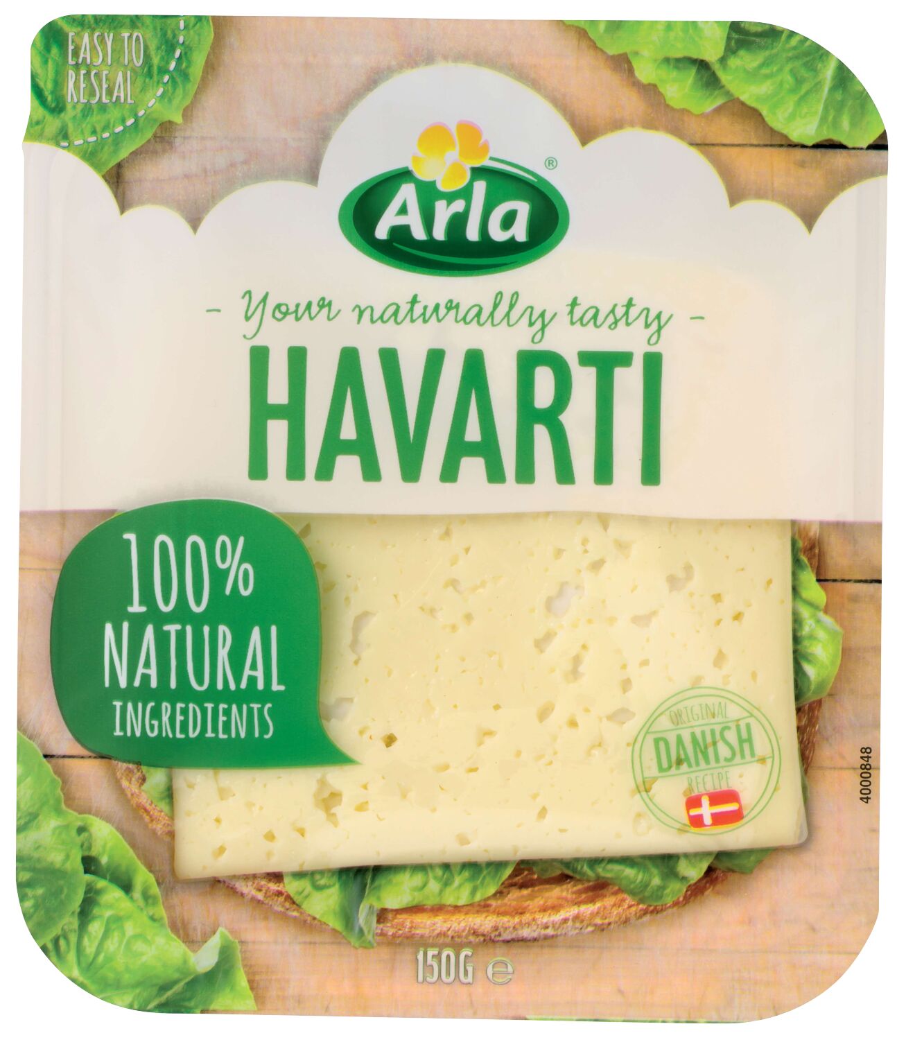 Arla® Havarti Sliced Cheese 150 gr